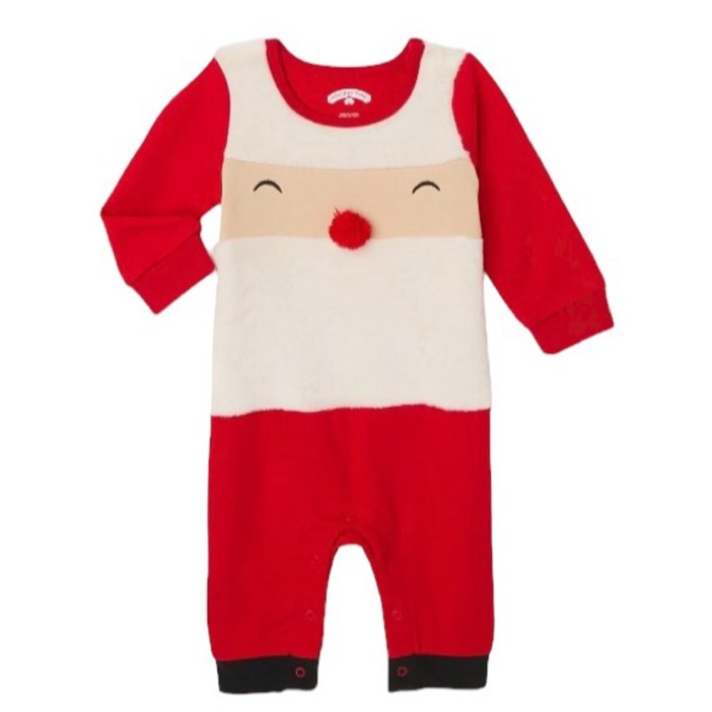 Holiday Time Santa Romper 0-3 Months